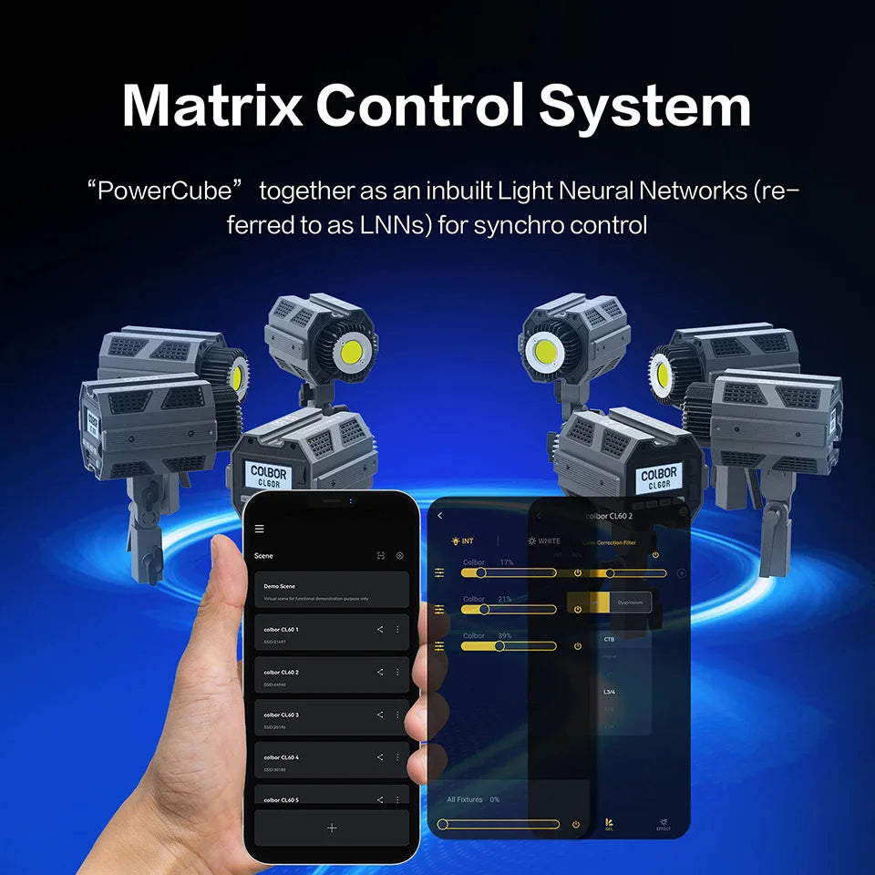 COLBOR CL60 CL60R Photography Fill Lighting Protable Video Light Tiktok Youtube Lamp with APP Control