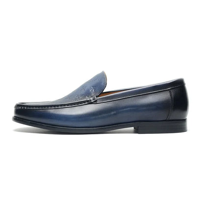 Luxury Men Formal Loafers Genuine Leather Comfortable Business Dress Shoes Slip On Mens Office Driving Shoes