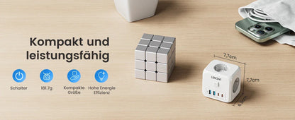 LENCENT USB Sockets dice Without Cable socket EU Socket Adapter Multiple socket EU Outlet Extender