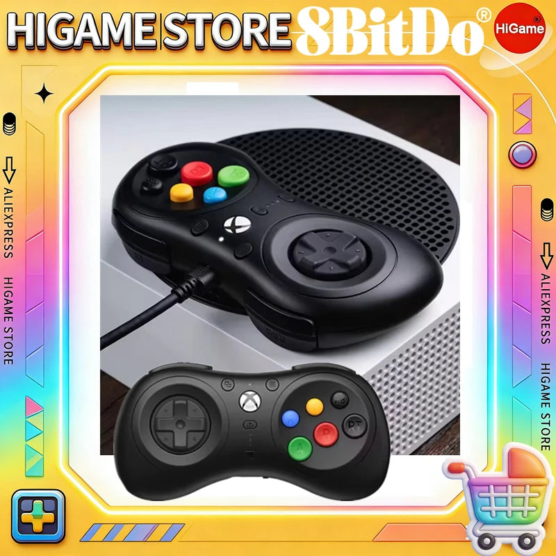 Gamepad for Xbox Series X, S, Xbox One 8BitDo Wired Controller for PC Windows 10USB Gamepad Xbox Officially Licensed 8BitDo M30