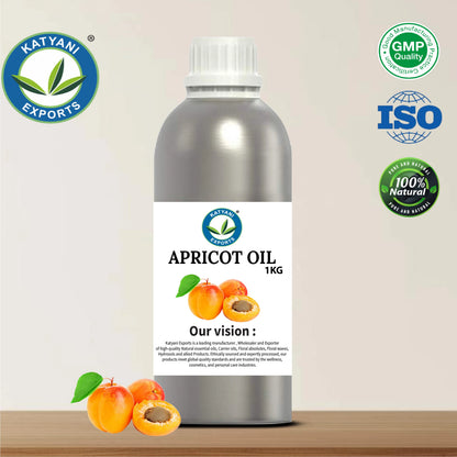 Industrial Grade 5 KG Apricot Kernel Carrier Oil Pure Prunus Armeniaca Oil Natural Cold Pressed - By Katyani Exports Wholesaler