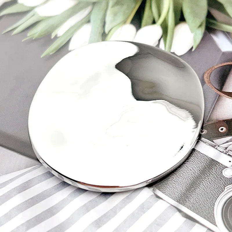 High Quality Surface Shine Metal Oval Brooch Large Irregular Pins Autumn Winter Lady Daily Colthes Backpack Ornament Accessories