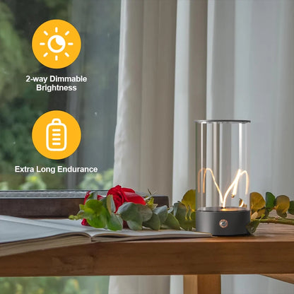 Magnetic LED Table Lamp Touch Control Cordless Night Lamp USB Rechargeable Desk lamp For Bedroom Ambient Night Lights led