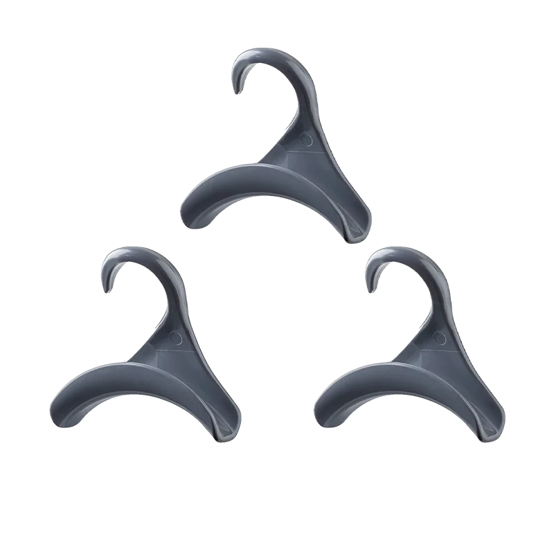 3-20pcs Widen Plastics Hanger Connection Hook Stackable Space Saving Storage Multifunctional Bag and Hat Hanging Rack