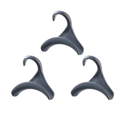 3-20pcs Widen Plastics Hanger Connection Hook Stackable Space Saving Storage Multifunctional Bag and Hat Hanging Rack
