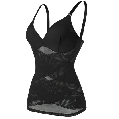 MISSMOLY Women Built in bra Shapewear Camisole Tummy Control Body Shaper Slimming Underwear Compression Corset Bustier Tank Tops