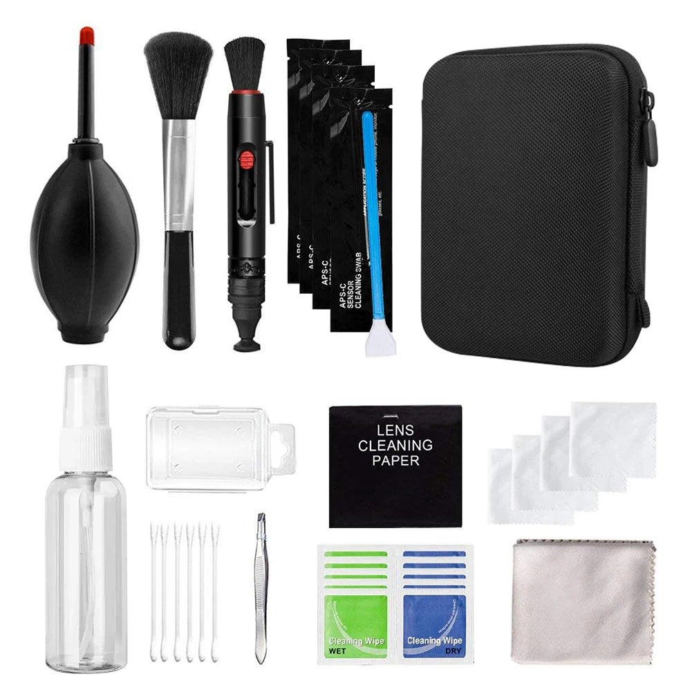 47pcs Dust Camera Cleaner Kits Camera Cleaning Lens Pen Brush Kit Camera Cleaner DSLR Lens Digital Sensor Cleaning with Brush
