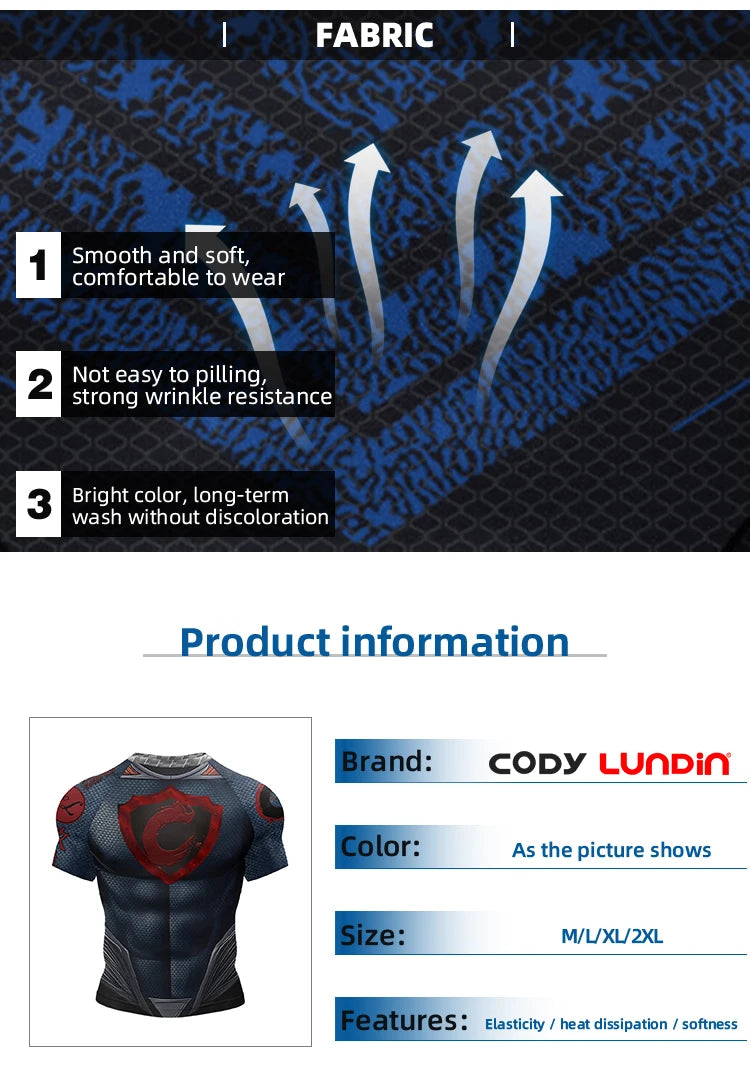 Hot Sell 3Digital Printed MMA BJJ Rash Guard Compression Shirt for Grappling Wrestling Daily MMA BJJ No-Gi Fitness Tee Shirts