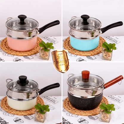 304 Stainless Steel Steamer Basket 16-32cm Thickened Pot Steaming Grid Safe Material Thicken Strainer Food Steam Rack