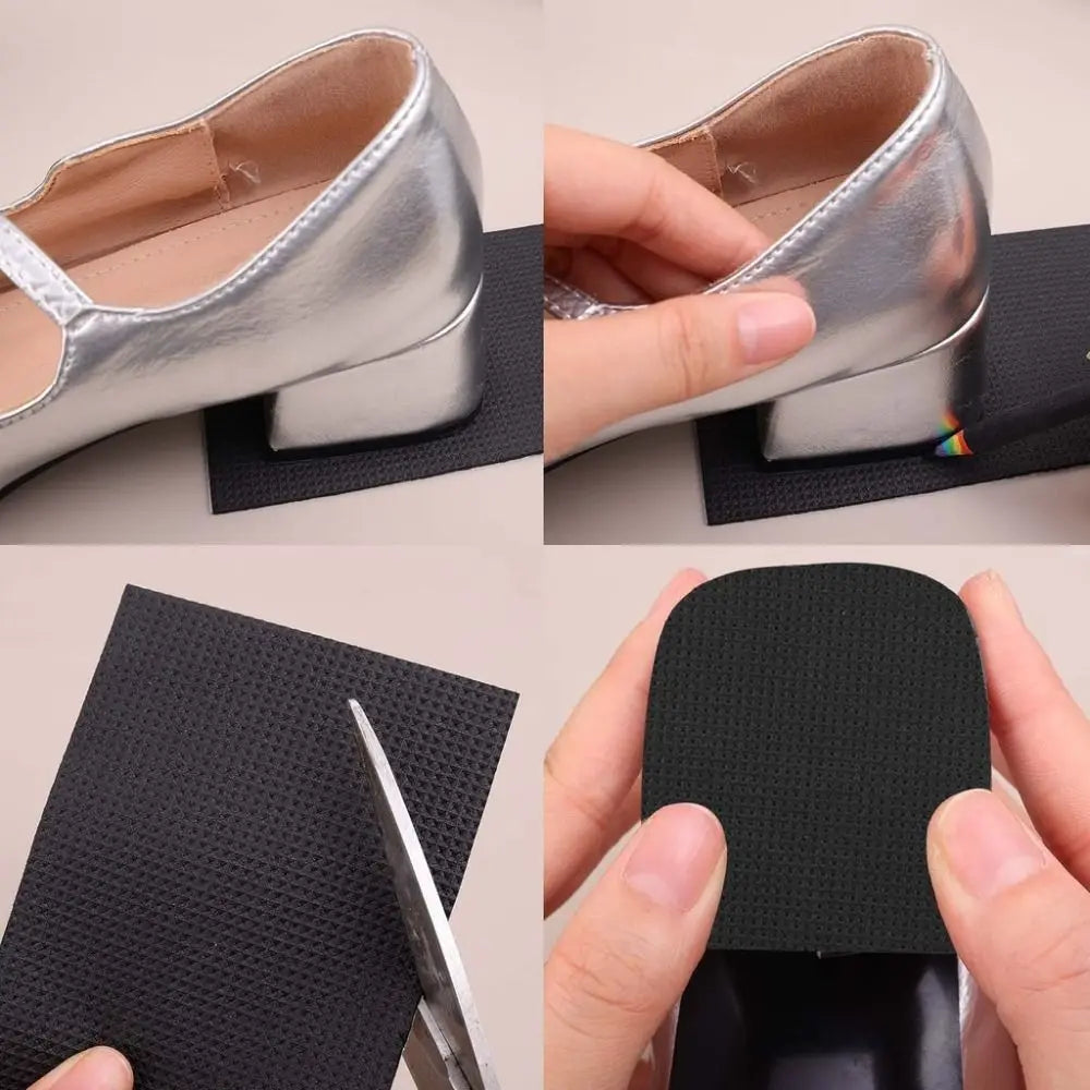 Durable Elastic Sole Anti Slip Sticker Wearable Repair Shoe Sole Protectors Self Adhesive Shoe Bottom Pads