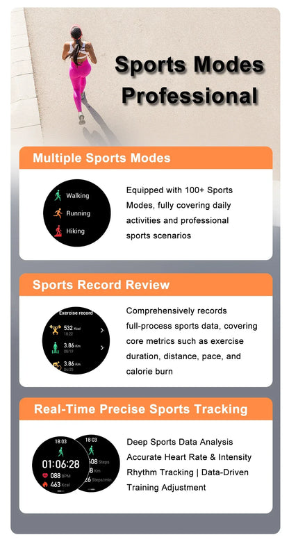 LIGE New Military For T-Rex 3 Ultra Smart Watch 1000mAh Battery IP68 Waterproof Compass Flashlight Sports Tracker Smartwatch Men