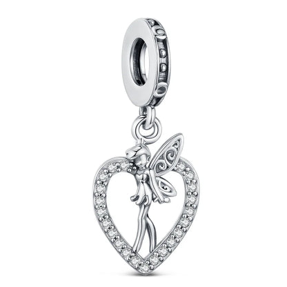 Elegant Mother's Day gifts For mom Ballet Pendant Fit Original Bracelet Diy Jewelry Fine Perfect Heart Rainbow Charm Daily Wear