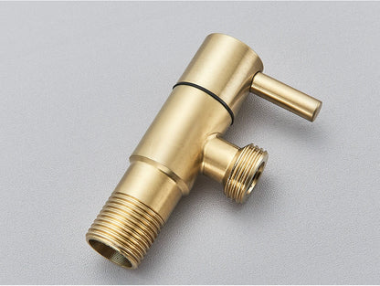 Brushed Gold Handheld Toilet Bidet Sprayer Stainless Steel Bidet Shower Hygienic Shower Wall Toilet Bidet Sprayer Cold Water