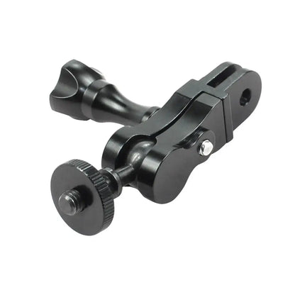 Universal Aluminum Arm Adapter Mount Bracket Connector W/ Knob 1/4'' Inch Screw for GoPro for OSMO Action YI Sports DSLR Cameras