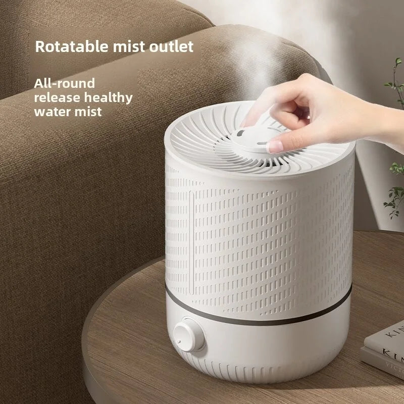 5L Large Capacity Air Humidifier Smart Humidifier with Rotating Mist Auto Shut-Off High Fequency Humidifier Ultra Quiet for Home