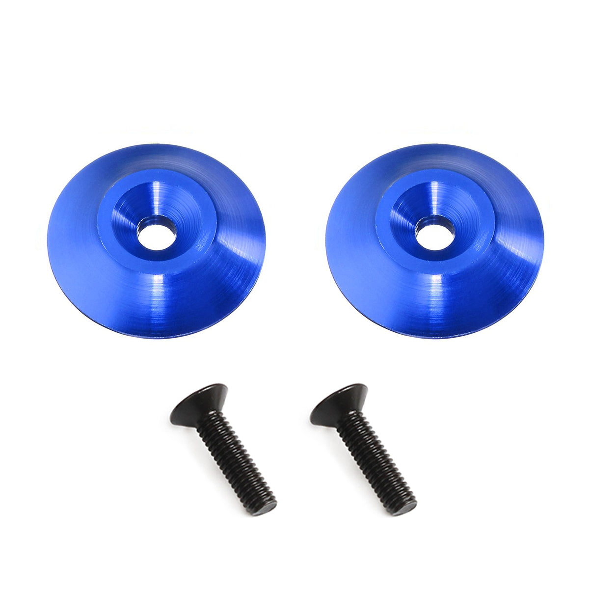 New Aluminum Tail Wing Gasket M3 Countersunk Screws Washers for 1/8 1/10 Scale Off Road Buggy Monster Truck Crawler RC Dift Cars