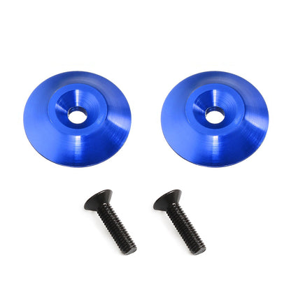 New Aluminum Tail Wing Gasket M3 Countersunk Screws Washers for 1/8 1/10 Scale Off Road Buggy Monster Truck Crawler RC Dift Cars