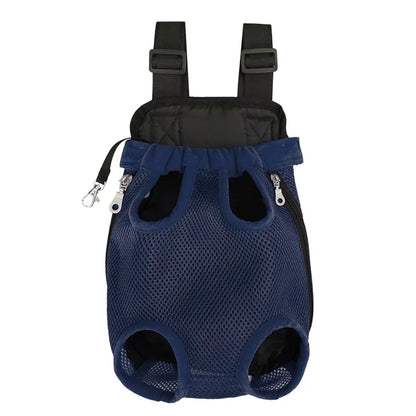 Pet Backpack Portable Portable Cat Double Shoulder bag Outdoor Travel Dog Carrier Bag Pet Dog Front Bag Mesh Backpack