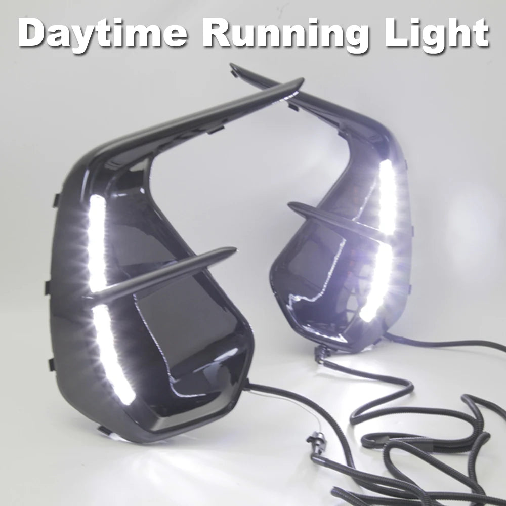 Fit 2022-2024 Subaru BRZ Dual Color LED Fog Light DRL/Turn Signal Bezel fog Lamp