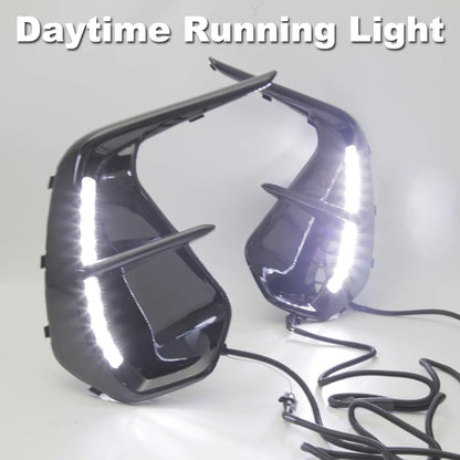 Fit 2022-2024 Subaru BRZ Dual Color LED Fog Light DRL/Turn Signal Bezel fog Lamp
