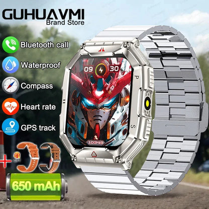 2025 New Men's Smart Watch 360 * 360 HD Touch Screen Sports Waterproof Smartwatch Health Monitoring Bluetooth Call Smart Watches