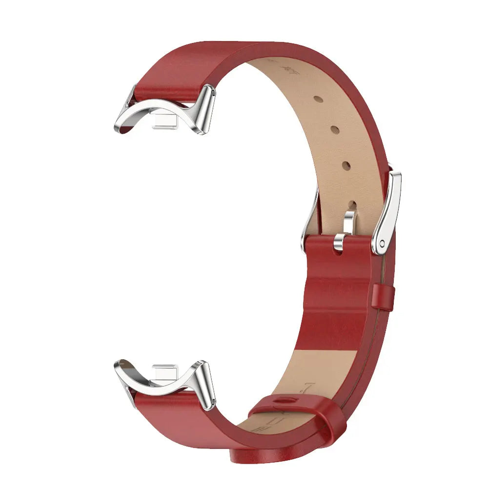 Strap for Xiaomi Mi Band 10 9 8 Bracelet Fashion Leather Replacement Wristband Miband 8 NFC Correa Mi Smart Band 8 9 Wrist Strap