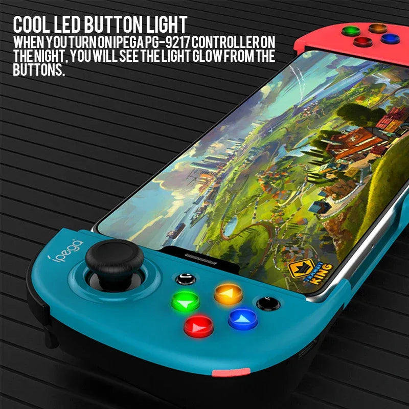 Ipega PG-9217 Wireless Bluetooth Gamepad Ultra-thin Game Controller Joystick For Android iOS MFI Games PC PS4 Nintendo Switch