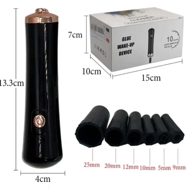 Eyelash Glue Shaker Electric Awakener Nail Polish Tattoo Ink Pigment Liquid Vibrator Awakening Device Eyelash Glue Makeup Tools
