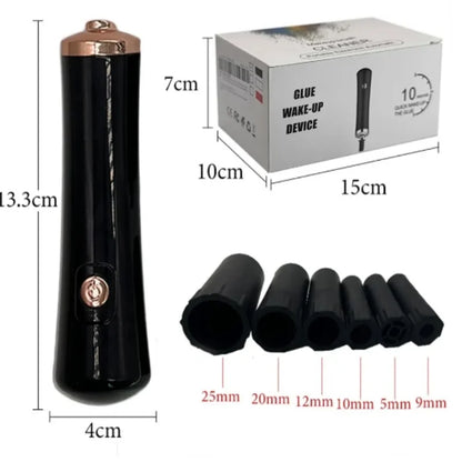 Eyelash Glue Shaker Electric Awakener Nail Polish Tattoo Ink Pigment Liquid Vibrator Awakening Device Eyelash Glue Makeup Tools