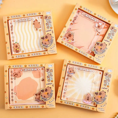 Portable Acrylic Shaking Capybara Book Hand Ledger Notepads Capibara Pocket Book Memorandum Random Cover Kapibara Notebook Study