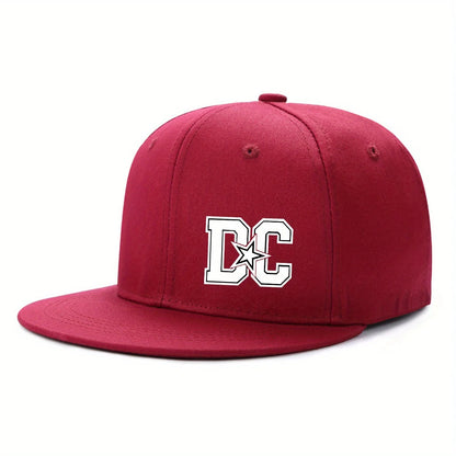 Unisex Letter Print Hip-hop Snapback Cap Outdoor Adjustable Casual Baseball Caps Sunscreen Sun Hat Streetwear