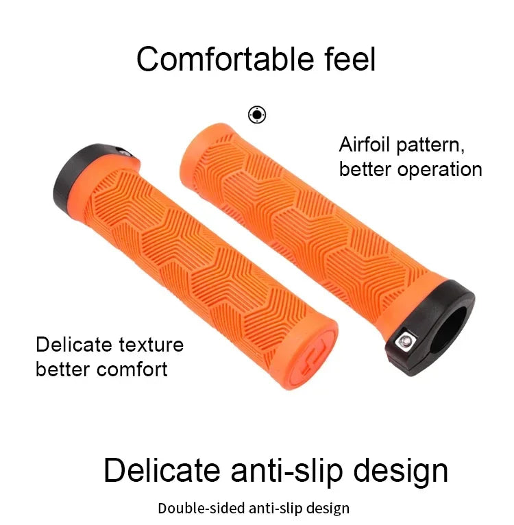 ODI Rubber Bicycle Grips 22mm Set Ergonomic MTB Handlebar Grips for Dirt Pit BMX And Mountain Bike in Purple Brown Pink Black
