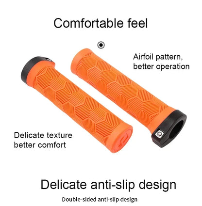 ODI Rubber Bicycle Grips 22mm Set Ergonomic MTB Handlebar Grips for Dirt Pit BMX And Mountain Bike in Purple Brown Pink Black