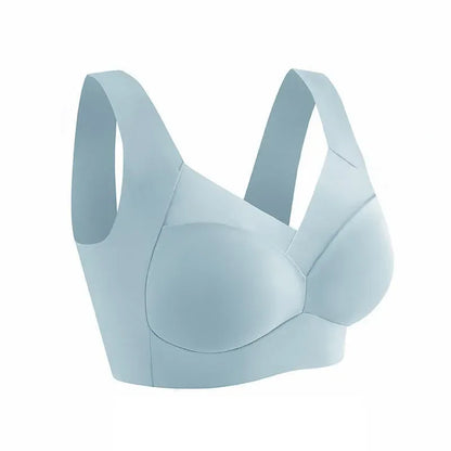 2 PCS Underwear Seamless Bra Women Is Sexy Large Size Tops Support Small Comfortable No Steel Ring Underwear L-6XL
