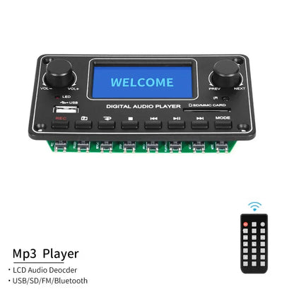 Blutooth LCD Player Board Digital Audio Player USB SD BT Music MP3 Decoder Module TDM157 For Amplifier