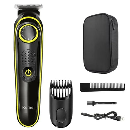 Hair Clipper Kemei KM-696 Multifunctional Trimmer for Men Electric Shaver for Men's Razor Nose 5 in 1 Professional Trimmer