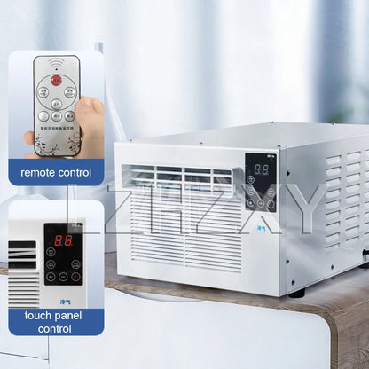 Home Portable Mobile Air Conditioning Dehumidification Desktop Mini Cooling Only Machine Free Installation with Remote Control