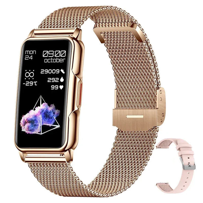 Classic Smart Bracelet Ladies Smart Watch Men Heart Rate Blood Oxygen Waterproof Sports Smart Strap Women Watch For Android IOS
