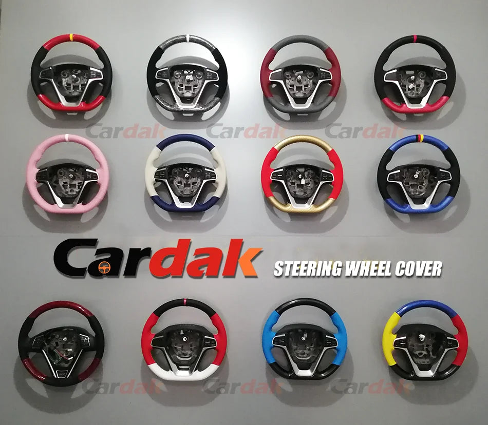 Black Suede Car Steering Wheel Cover For Opel Astra(K) Corsa(E) Crossland X Grandland X Insignia Leather Steering Wrap