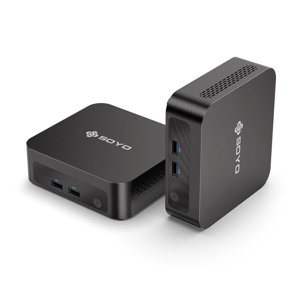 SOYO Mini PC Y5 Intel i3 4th Gen4030U 8GB RAM 128GB ROM Windows 10 WiFi BT4.2 Desktop Computer Multi-screen output