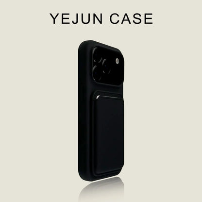 Luxury liquid shockproof card holder phone case for iPhone 17 16 15 13 14 Pro Max soft silicone card slot wallet protect cover
