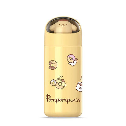 350MLStainless Steel Thermos Cups Student Kids Anime Cartoon Vacuum Flask Cute kitten/Dog/Bear Insulated Water Bottles Tumbler