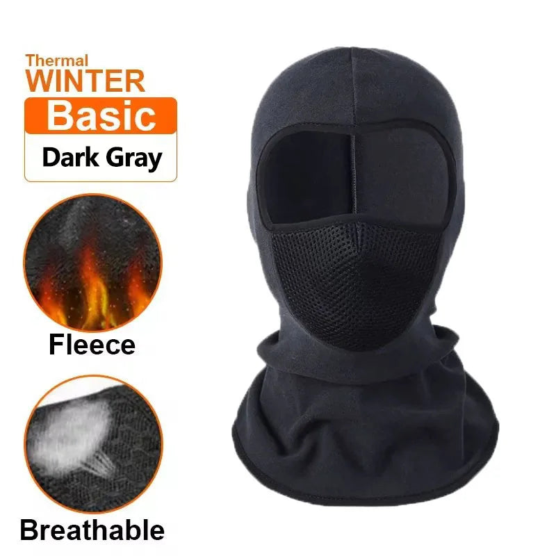 Thermal Winter Balaclava Cycling Full Face Mask Warm Outdoor Sports Motorcycle Ski Fishing Hunting Mask Fleece Scarf Cap Bandana