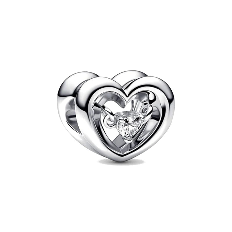 The New 925 Sterling Silver Charm Mother's Day Queen Crown Gift Box Fits Women Jewelry With Original Bracelet Accessories