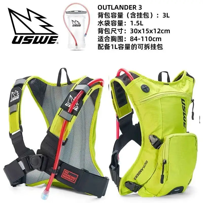 Bag Backpack Durable Water Pack Forest Trail Off-Road Motorcycle Long-DistaSpecial Offer Green Trail Off-Road Sweden USWE Water