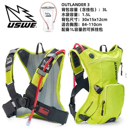 Bag Backpack Durable Water Pack Forest Trail Off-Road Motorcycle Long-DistaSpecial Offer Green Trail Off-Road Sweden USWE Water