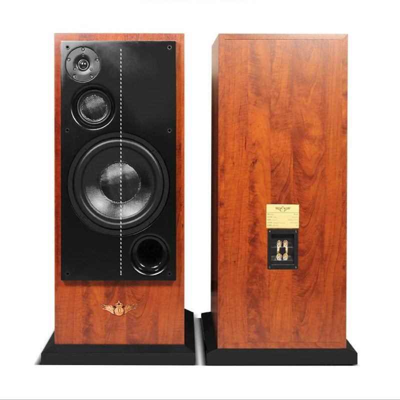 BN-186 3-Way Hi-Fi Floor Standing Speakers, 12-Inch Passive Tower Audiophile System for Home Audio