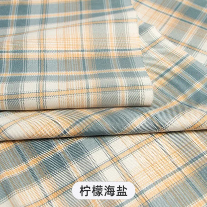 Plaid Fabric By The Meter for Japanese Jk Uniform Skirts Clothing Hair Band Clothes Pillowcases DIY Sewing Textile Anti Wrinkle