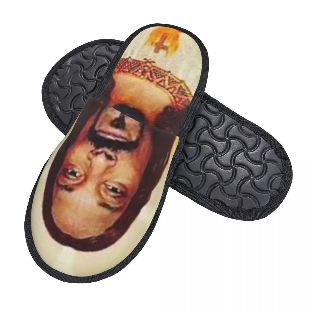 Snoop Dogg Goes Jesus Guest Slippers for Bedroom Women Custom Print House Slipper