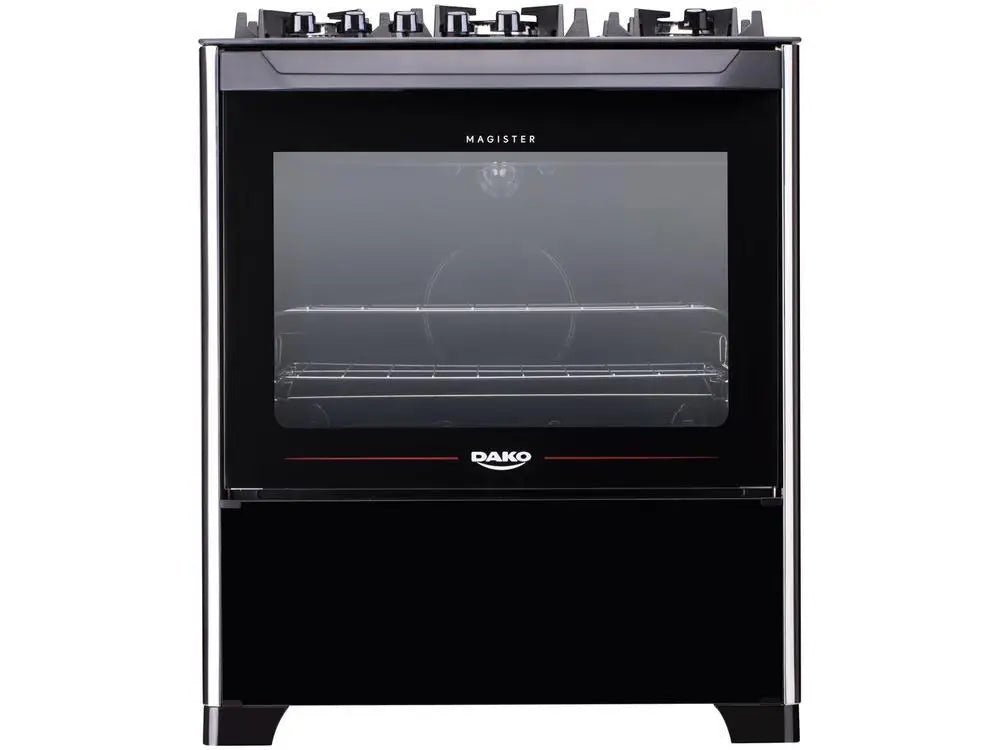 5 Stove Dako Black Automatic Light-Bivolt